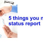 5 things you need on a project status report
