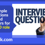 Example questions and answers for a PMO role