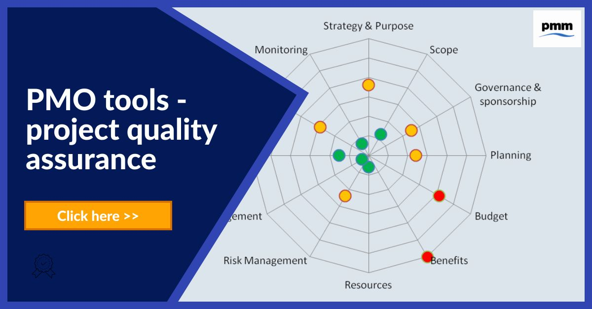 PMO tools – project quality assurance