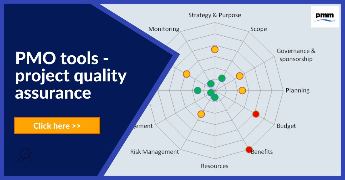 PMO tools – project quality assurance