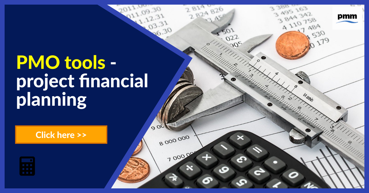 PMO tools – project financial planning