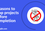 Reason to stop project