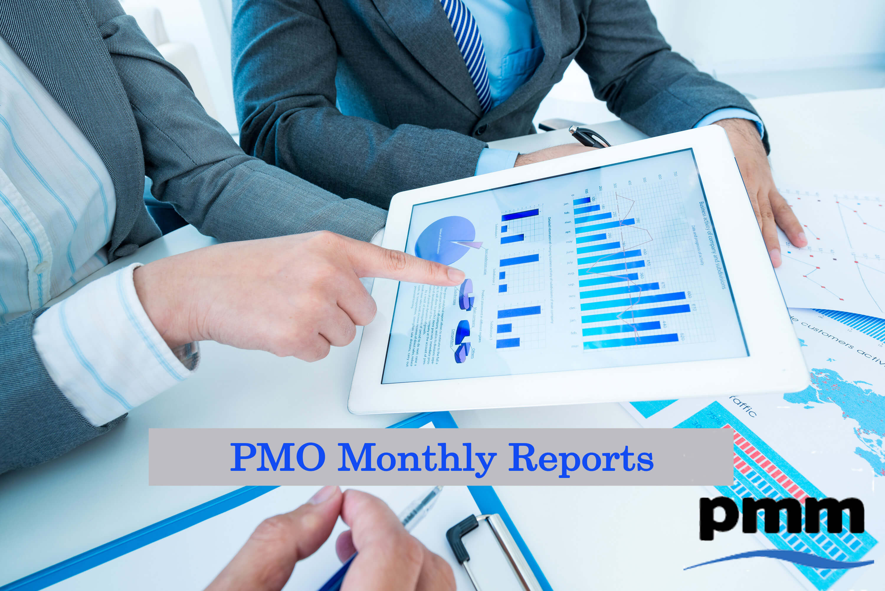 Reviewing PMO monthly report
