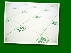 Project Reporting Calendar