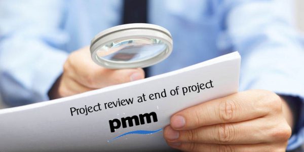 Project review at close of project