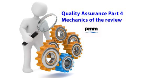 PMO Quality Assurance part 4 &ndash; mechanics of the QA review