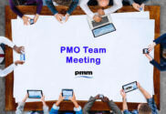 Team holding a PMO meeting