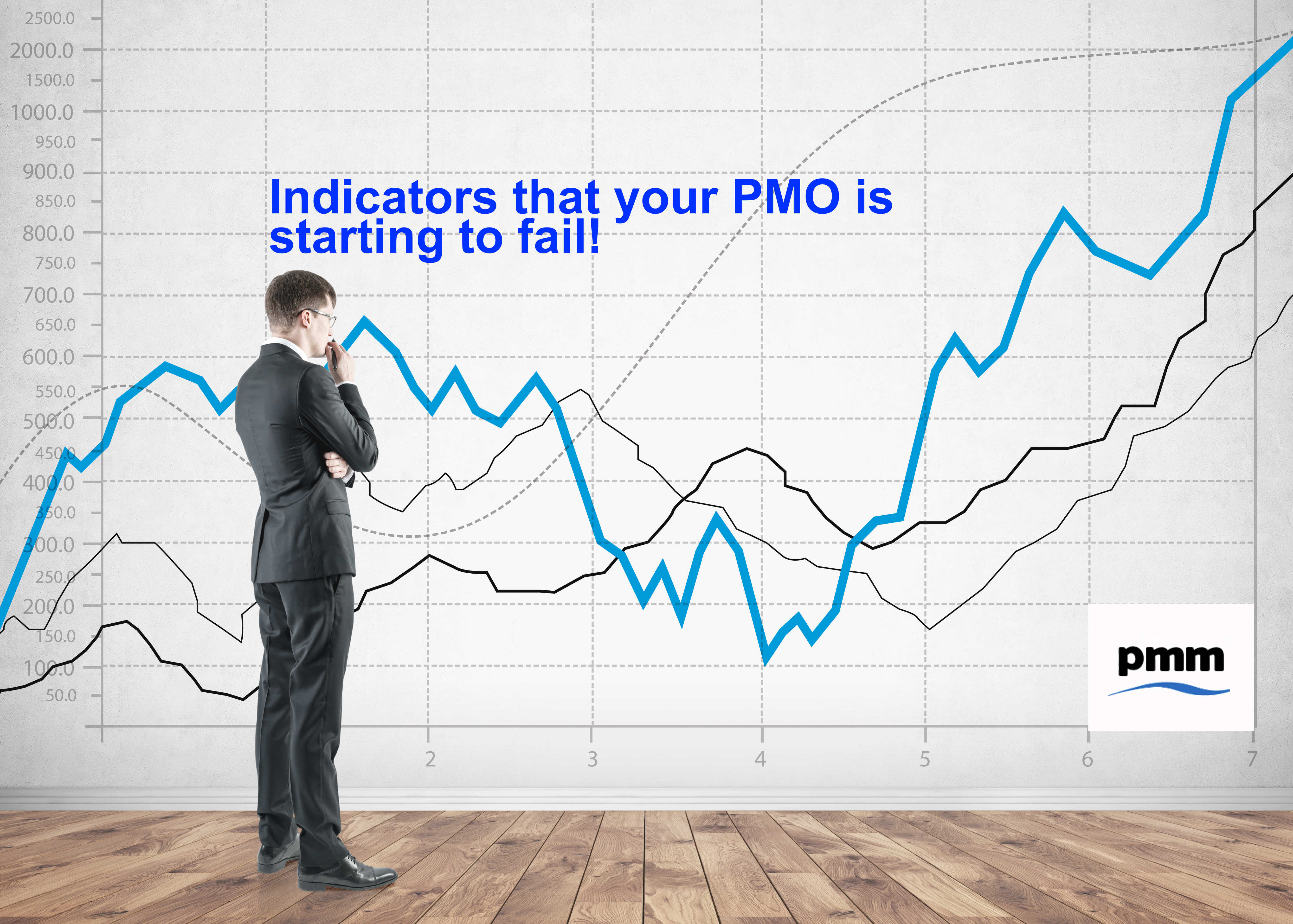 PMO manager inspecting indicators