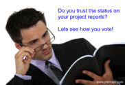 PMO reviewing project status reports