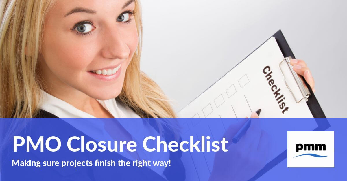 PMO closure checklist