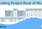 Building a project book of work