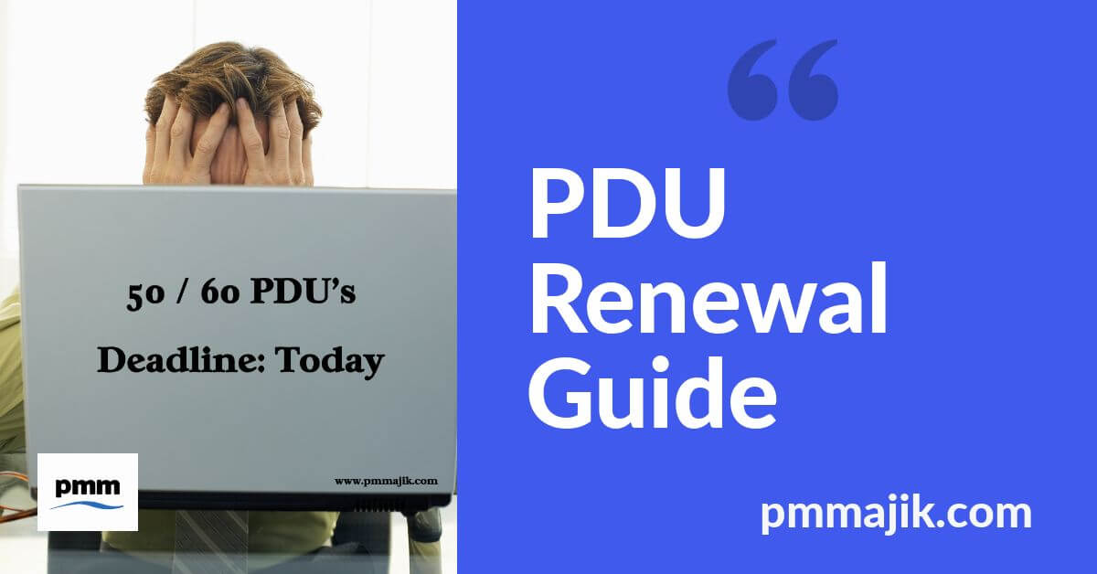 Plan the renewal of your PDU’s and avoid a mad rush!