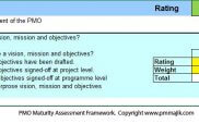 PMO Maturity Data Capture Template