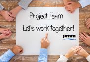 Project team working together