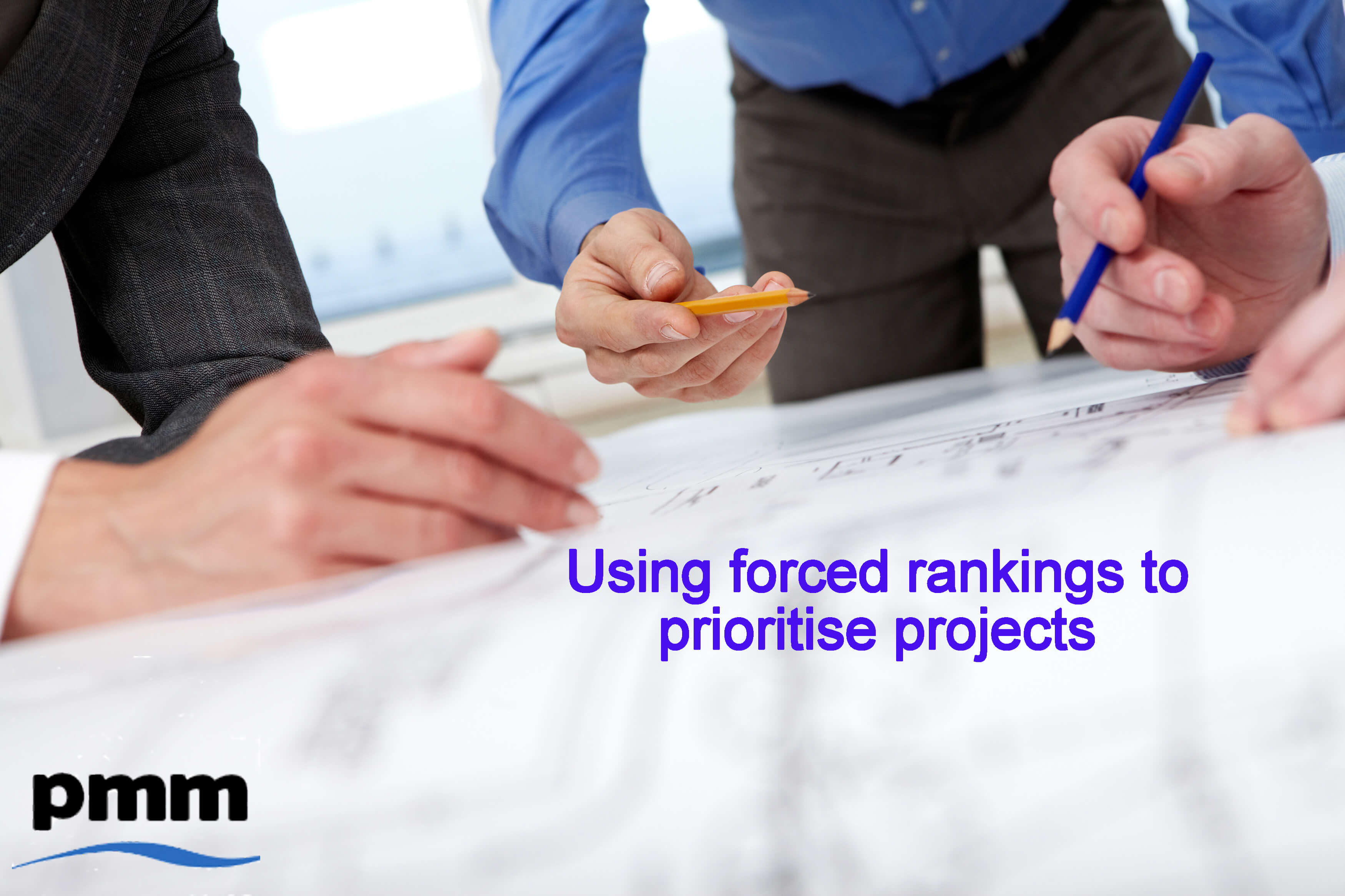 Project team prioritising using forced rankings