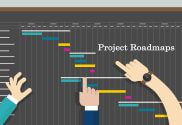 Team creating project roadmap