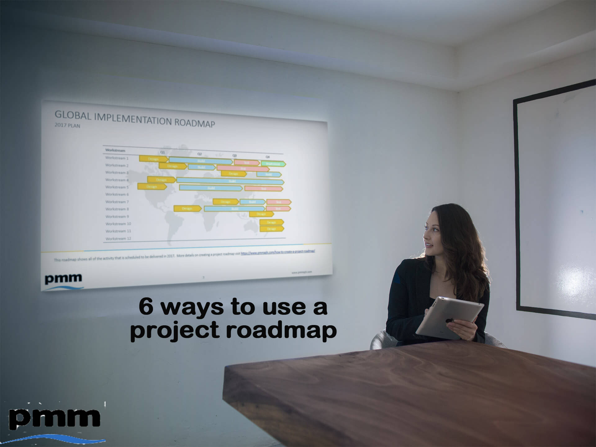 Using a project roadmap to review status