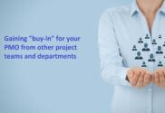 Person building support for PMO