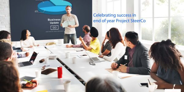 Celebrating success in your end of year Project Steering Committee