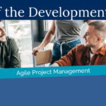 Agile project development team meeting