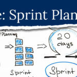 Diangram showing steps in agile sprint planning