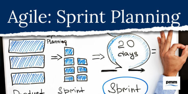 Diangram showing steps in agile sprint planning