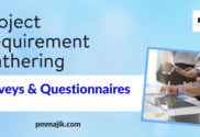 Project requirement gathering using surveys and questionnaires