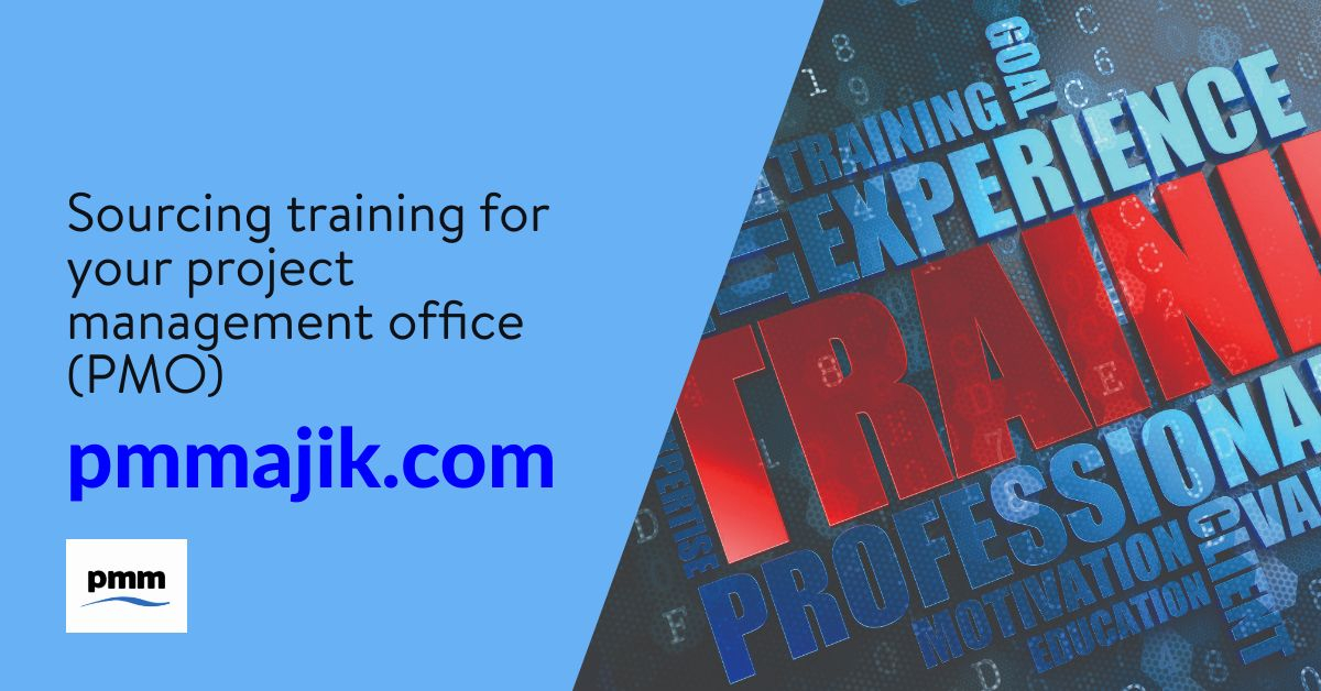 Sourcing training for your Project Management Office (PMO)