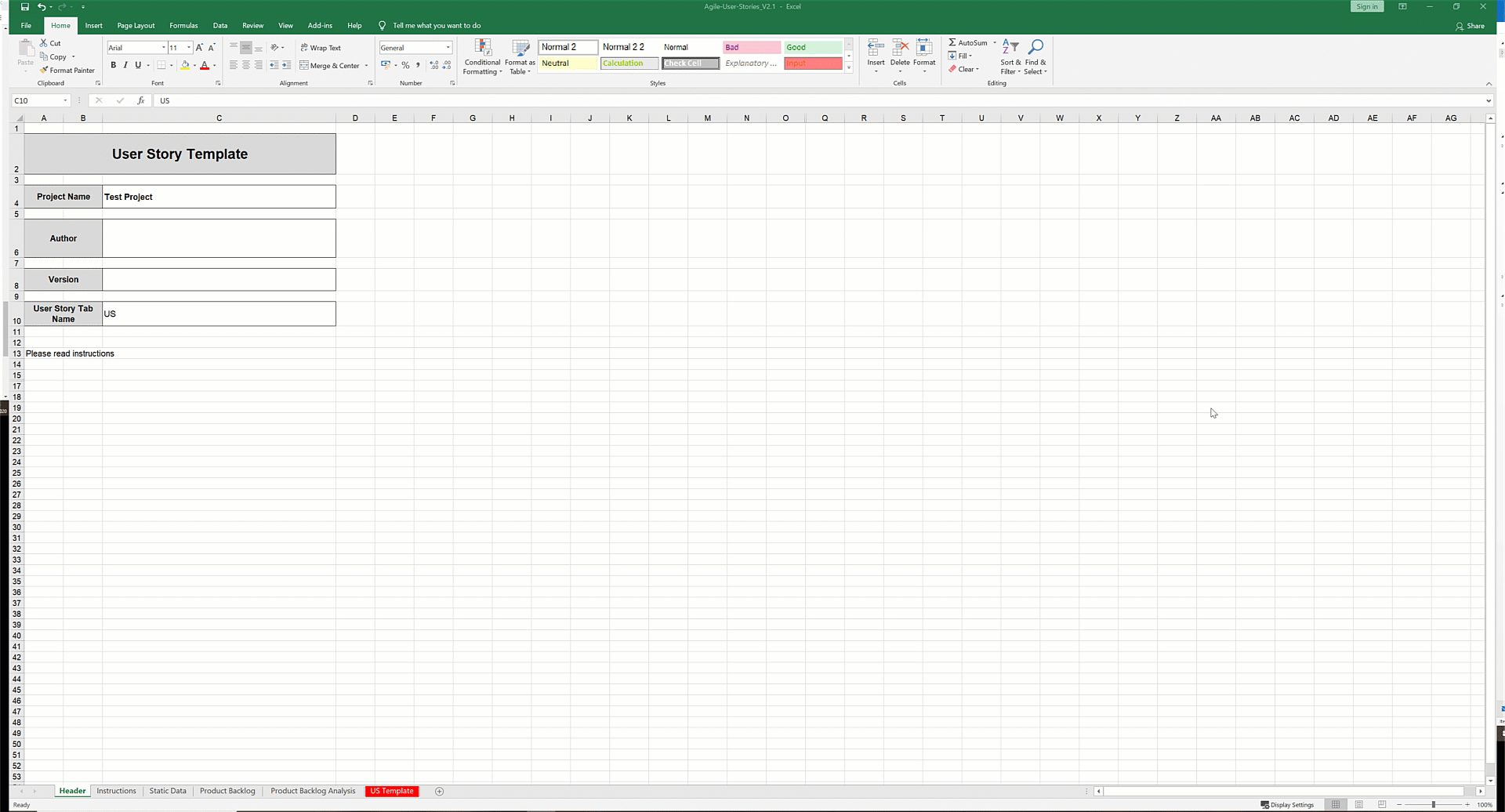 User-Story-Template1 - PM Majik
