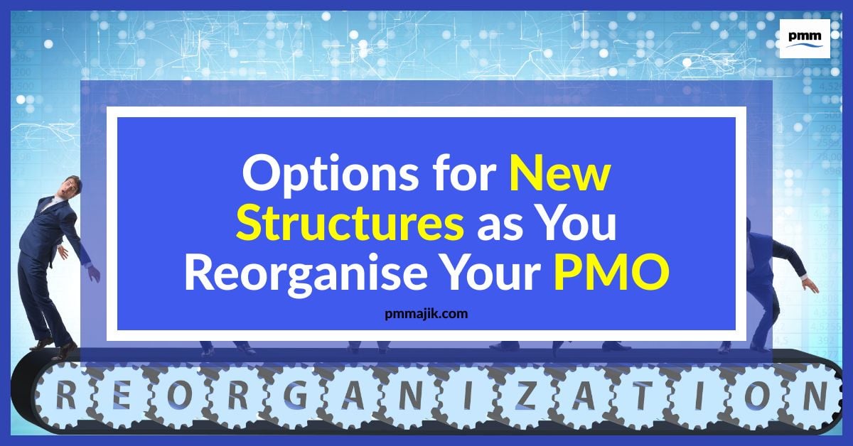 Options for when restructuring your PMO