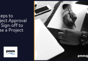 Sponsor signing project closure document
