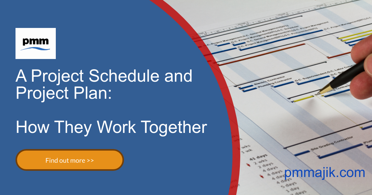 A Project Schedule and Project Plan: How They Work Together