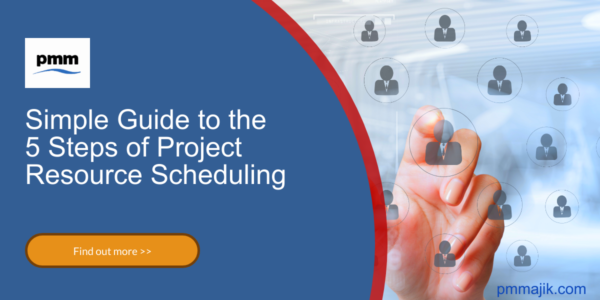 Simple guide of the steps to schedule project resources