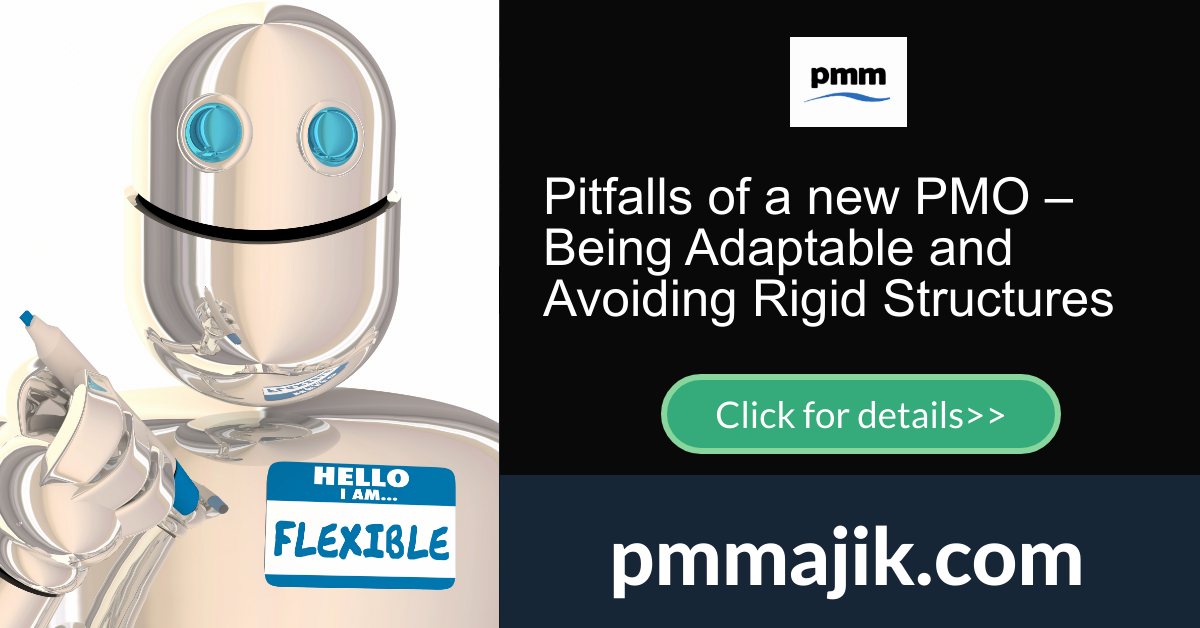 Pitfalls of a new PMO – Being Adaptable and Avoiding Rigid Structures